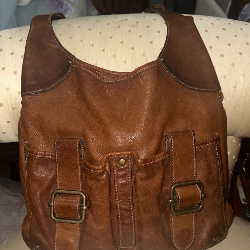 Banana Republic Large Leather Hobo Bag Unisex